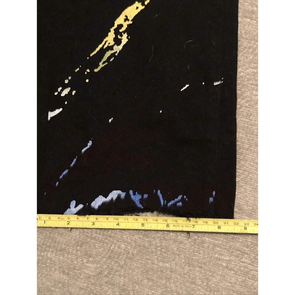 Waimea Men's 38 Skinny Fit Black Splatter Denim Shorts Distressed Fray Hem NWT